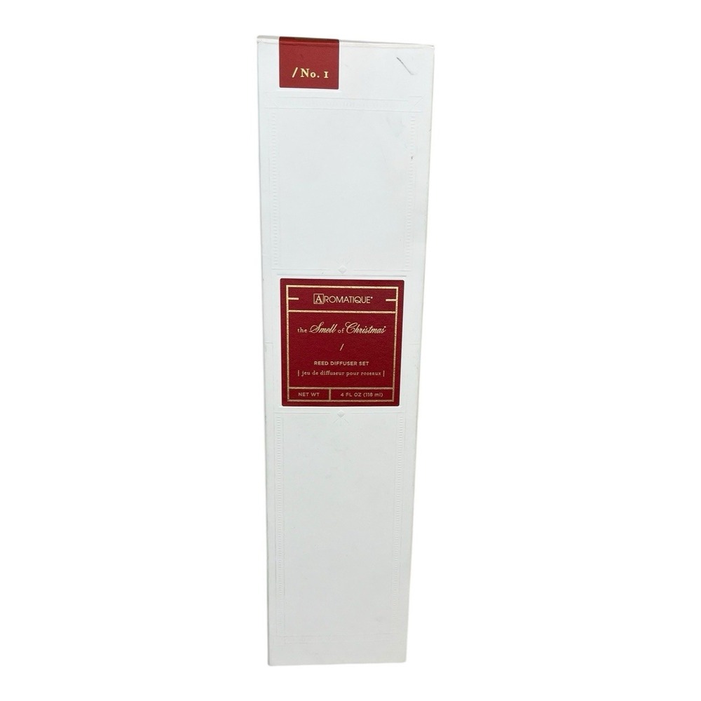 Aromatique The Smell of Christmas Reed Diffuser Set Ceramic Bottle‎ Reeds + Oil